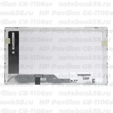 Матрица для ноутбука HP Pavilion G6-1106er (1366x768 HD) TN, 40pin, Глянцевая