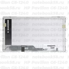 Матрица для ноутбука HP Pavilion G6-1240 (1366x768 HD) TN, 40pin, Глянцевая