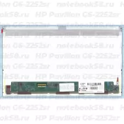 Матрица для ноутбука HP Pavilion G6-2252sr (1366x768 HD) TN, 40pin, Матовая