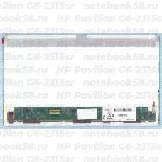 Матрица для ноутбука HP Pavilion G6-2315sr (1366x768 HD) TN, 40pin, Матовая