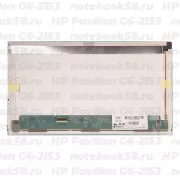 Матрица для ноутбука HP Pavilion G6-2153 (1366x768 HD) TN, 40pin, Матовая