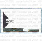 Матрица для ноутбука HP Pavilion G6-2100 (1366x768 HD) TN, 40pin, Матовая