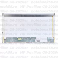 Матрица для ноутбука HP Pavilion G6-2026er (1366x768 HD) TN, 40pin, Матовая