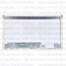 Матрица для ноутбука HP Pavilion DV6-3328sr (1366x768 HD) TN, 40pin, Матовая