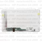 Матрица для ноутбука HP Pavilion G6-2108 (1366x768 HD) TN, 40pin, Матовая