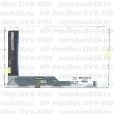 Матрица для ноутбука HP Pavilion DV6-3100 (1366x768 HD) TN, 40pin, Матовая
