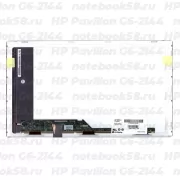 Матрица для ноутбука HP Pavilion G6-2144 (1366x768 HD) TN, 40pin, Матовая