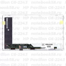 Матрица для ноутбука HP Pavilion G6-2243 (1366x768 HD) TN, 40pin, Матовая