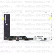 Матрица для ноутбука HP Pavilion G6-2277sr (1366x768 HD) TN, 40pin, Матовая