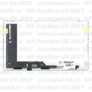 Матрица для ноутбука HP Pavilion G6-2057 (1366x768 HD) TN, 40pin, Глянцевая