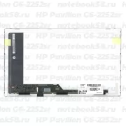 Матрица для ноутбука HP Pavilion G6-2252sr (1366x768 HD) TN, 40pin, Глянцевая