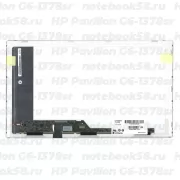 Матрица для ноутбука HP Pavilion G6-1378sr (1366x768 HD) TN, 40pin, Глянцевая
