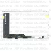 Матрица для ноутбука HP Pavilion G6-2102sr (1366x768 HD) TN, 40pin, Матовая