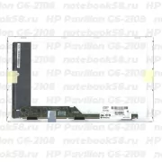 Матрица для ноутбука HP Pavilion G6-2108 (1366x768 HD) TN, 40pin, Глянцевая