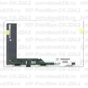 Матрица для ноутбука HP Pavilion G6-2242 (1366x768 HD) TN, 40pin, Глянцевая