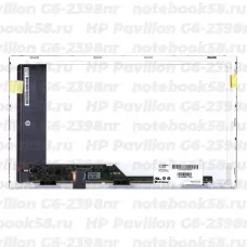 Матрица для ноутбука HP Pavilion G6-2398nr (1366x768 HD) TN, 40pin, Матовая