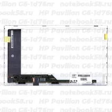 Матрица для ноутбука HP Pavilion G6-1d76nr (1366x768 HD) TN, 40pin, Матовая