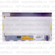 Матрица для ноутбука HP Pavilion G6-2108 (1366x768 HD) TN, 40pin, Глянцевая