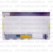 Матрица для ноутбука HP Pavilion G6-2100 (1366x768 HD) TN, 40pin, Глянцевая