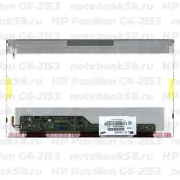 Матрица для ноутбука HP Pavilion G6-2153 (1366x768 HD) TN, 40pin, Глянцевая
