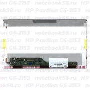 Матрица для ноутбука HP Pavilion G6-2153 (1366x768 HD) TN, 40pin, Глянцевая