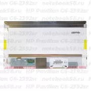 Матрица для ноутбука HP Pavilion G6-2392sr (1366x768 HD) TN, 40pin, Глянцевая