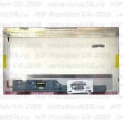 Матрица для ноутбука HP Pavilion G6-2108 (1366x768 HD) TN, 40pin, Глянцевая