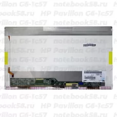 Матрица для ноутбука HP Pavilion G6-1c57 (1366x768 HD) TN, 40pin, Глянцевая