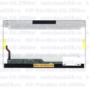 Матрица для ноутбука HP Pavilion G6-2106nr (1366x768 HD) TN, 40pin, Глянцевая