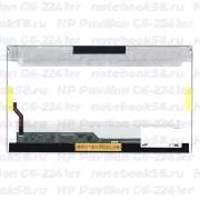 Матрица для ноутбука HP Pavilion G6-2241er (1366x768 HD) TN, 40pin, Глянцевая