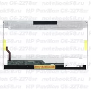 Матрица для ноутбука HP Pavilion G6-2278sr (1366x768 HD) TN, 40pin, Глянцевая