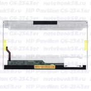 Матрица для ноутбука HP Pavilion G6-2343er (1366x768 HD) TN, 40pin, Глянцевая