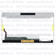 Матрица для ноутбука HP Pavilion G6-2394er (1366x768 HD) TN, 40pin, Глянцевая