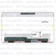Матрица для ноутбука HP Pavilion G6-2239sr (1366x768 HD) TN, 40pin, Глянцевая