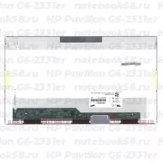 Матрица для ноутбука HP Pavilion G6-2331er (1366x768 HD) TN, 40pin, Глянцевая