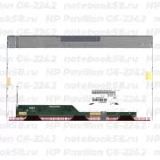 Матрица для ноутбука HP Pavilion G6-2242 (1366x768 HD) TN, 40pin, Глянцевая