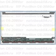 Матрица для ноутбука HP Pavilion G6-2080sr (1366x768 HD) TN, 40pin, Глянцевая