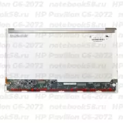 Матрица для ноутбука HP Pavilion G6-2072 (1366x768 HD) TN, 40pin, Глянцевая