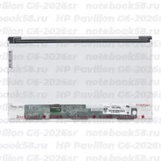 Матрица для ноутбука HP Pavilion G6-2026sr (1366x768 HD) TN, 40pin, Матовая
