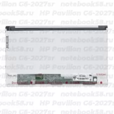 Матрица для ноутбука HP Pavilion G6-2027sr (1366x768 HD) TN, 40pin, Матовая