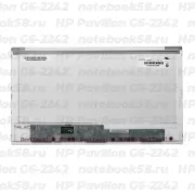 Матрица для ноутбука HP Pavilion G6-2242 (1366x768 HD) TN, 40pin, Глянцевая