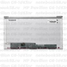 Матрица для ноутбука HP Pavilion G6-1d63nr (1366x768 HD) TN, 40pin, Глянцевая