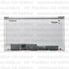 Матрица для ноутбука HP Pavilion G6-1d86nr (1366x768 HD) TN, 40pin, Глянцевая