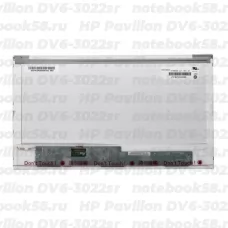 Матрица для ноутбука HP Pavilion DV6-3022sr (1366x768 HD) TN, 40pin, Глянцевая