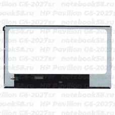 Матрица для ноутбука HP Pavilion G6-2027sr (1366x768 HD) TN, 40pin, Глянцевая