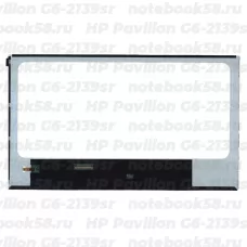 Матрица для ноутбука HP Pavilion G6-2139sr (1366x768 HD) TN, 40pin, Глянцевая