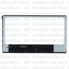 Матрица для ноутбука HP Pavilion G6-2140 (1366x768 HD) TN, 40pin, Глянцевая