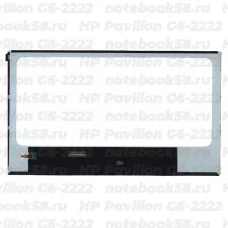 Матрица для ноутбука HP Pavilion G6-2222 (1366x768 HD) TN, 40pin, Глянцевая