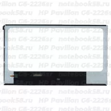 Матрица для ноутбука HP Pavilion G6-2226sr (1366x768 HD) TN, 40pin, Глянцевая