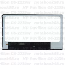 Матрица для ноутбука HP Pavilion G6-2239sr (1366x768 HD) TN, 40pin, Глянцевая